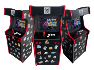 Borne arcade salon professionnel – stand avec borne arcade – animation interactive entreprise