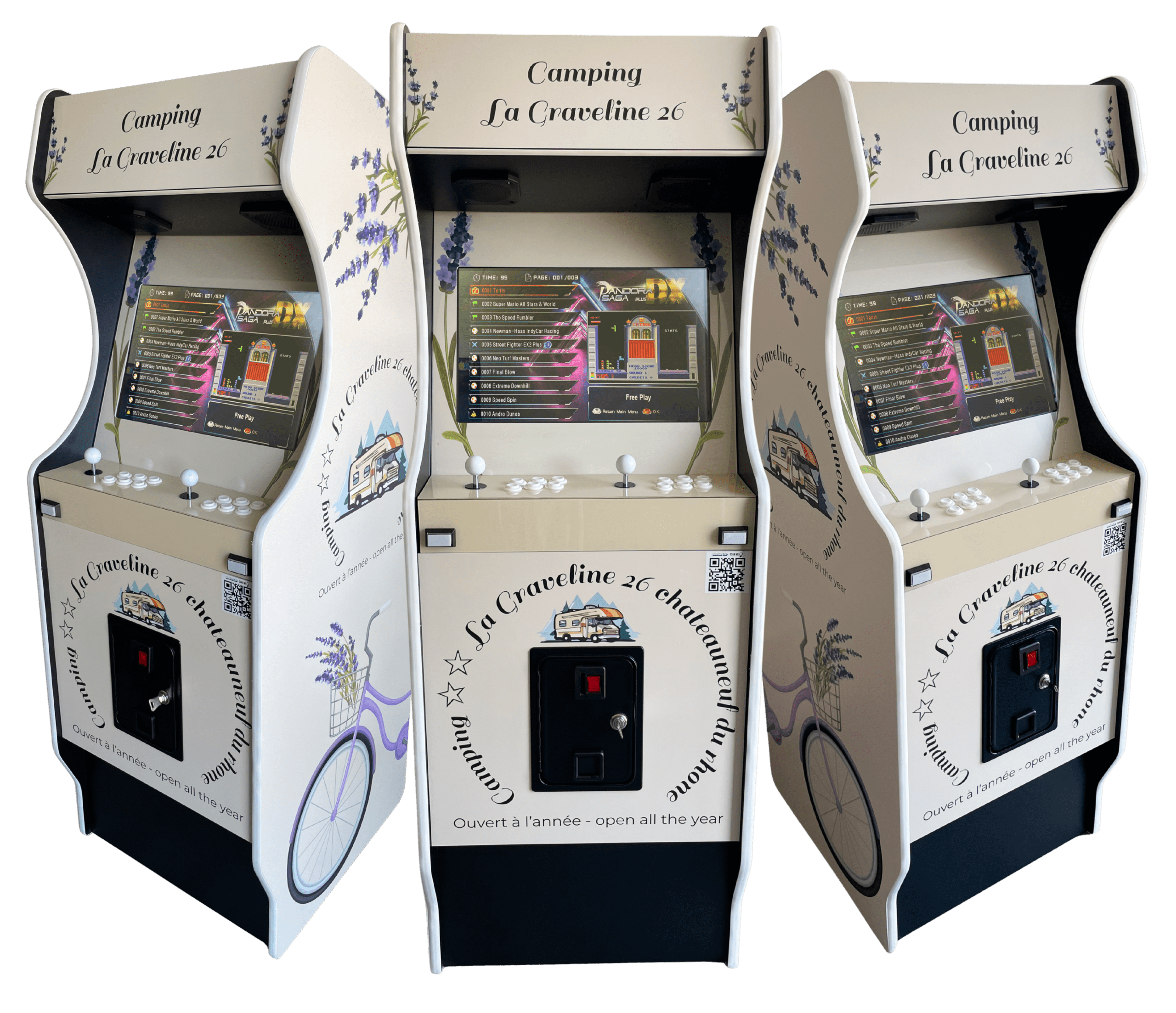 Borne arcade professionnelle 42 et 69 - société de borne arcade personnalisée
